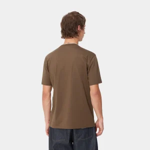 Carhartt WIP S/S Move On Up T-Shirt Chocolate / Black Discount