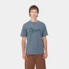 Carhartt WIP S/S Paradise Script T-Shirt Positano Cheap