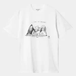 Carhartt WIP S/S Pepe Friends T-Shirt White / Black Best