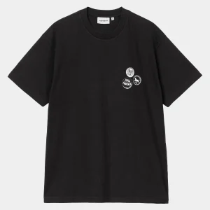 Carhartt WIP S/S Pins T-Shirt Black / White Fashion