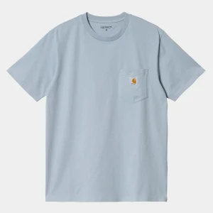 Carhartt WIP S/S Pocket T-Shirt Misty Sky Shop