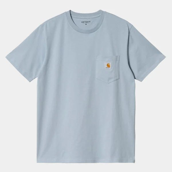 Carhartt WIP S/S Pocket T-Shirt Misty Sky Shop