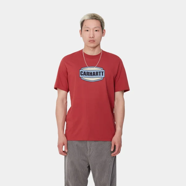 Carhartt WIP S/S Press Script T-Shirt Tuscany Discount