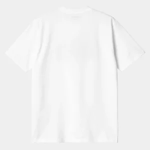 Carhartt WIP S/S Press Script T-Shirt White New