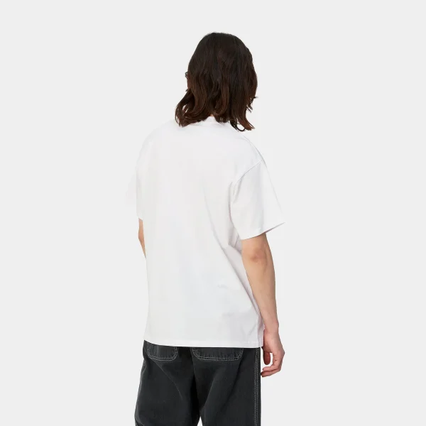 Carhartt WIP S/S Script Embroidery T-Shirt White / Black Clearance