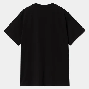 Carhartt WIP S/S Script Embroidery T-Shirt Black / White Outlet