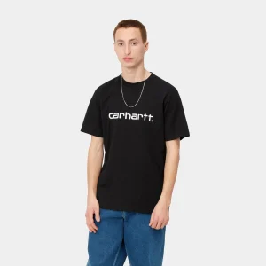 Carhartt WIP S/S Script T-Shirt Black / White Outlet