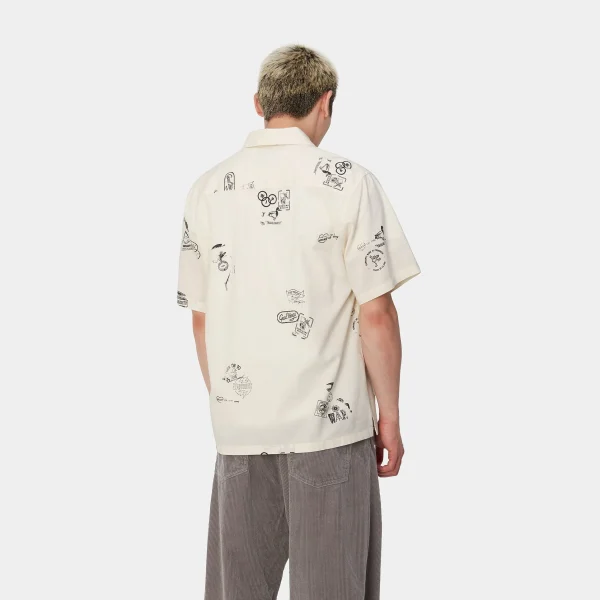 Carhartt WIP S/S Stamp Shirt Stamp Print, Wax Best