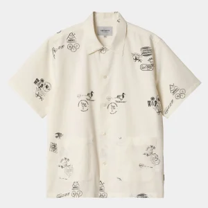 Carhartt WIP S/S Stamp Shirt Stamp Print, Wax Best