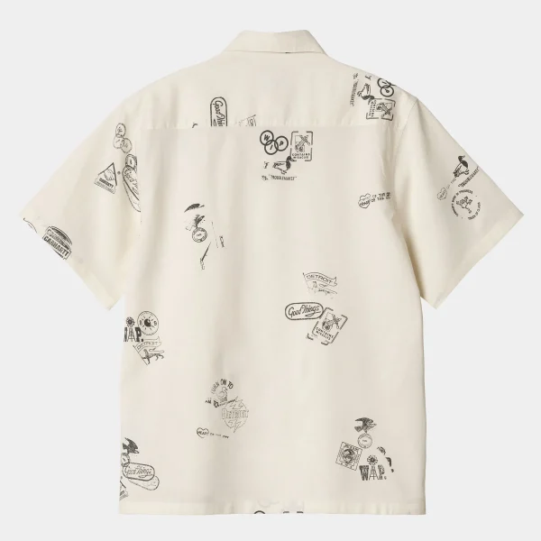 Carhartt WIP S/S Stamp Shirt Stamp Print, Wax Best