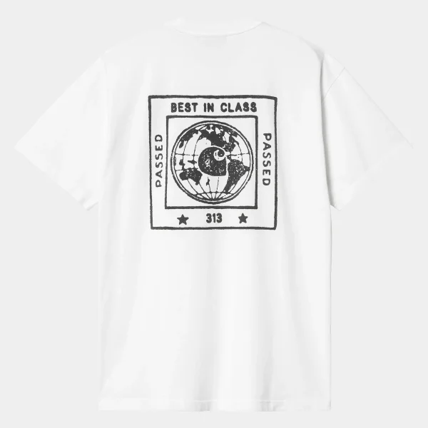 Carhartt WIP S/S Stamp T-Shirt White / Black Store