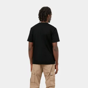 Carhartt WIP S/S University Script T-Shirt Black / White Online