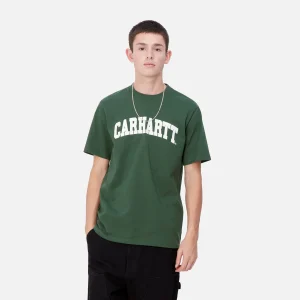 Carhartt WIP S/S University T-Shirt Sycamore Tree / White Discount