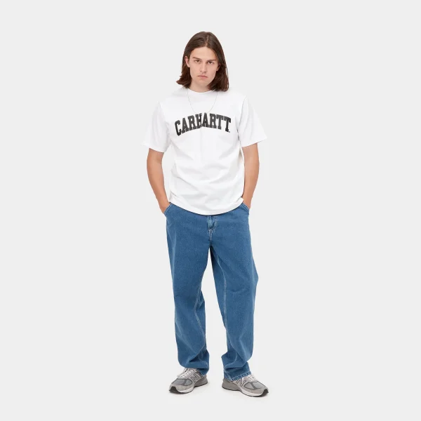 Carhartt WIP S/S University T-Shirt White / Black Discount