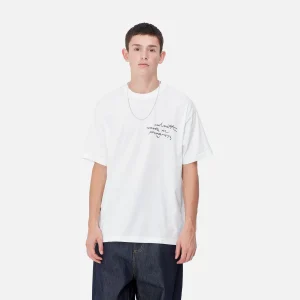 Carhartt WIP S/S WIP Pencil T-Shirt White / Black Discount