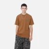 Carhartt WIP S/S Zipper T-Shirt Hamilton Brown Sale