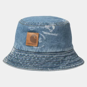 Carhartt WIP Stamp Bucket Hat Stamp Print, Blue Discount