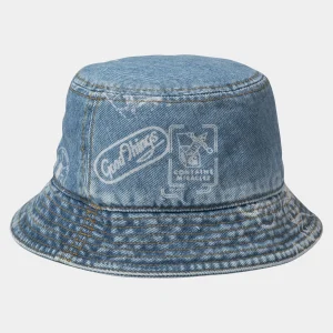 Carhartt WIP Stamp Bucket Hat Stamp Print, Blue Discount