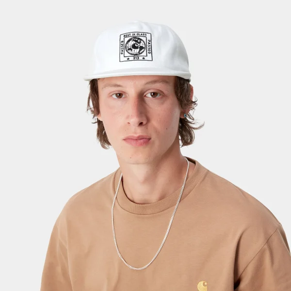 Carhartt WIP Stamp Cap White / Black Store