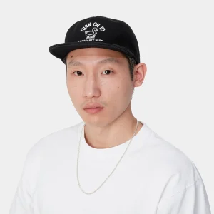 Carhartt WIP Stamp Cap Black / White Store