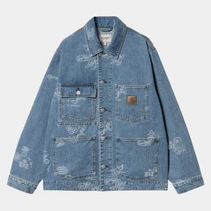 Carhartt WIP Stamp Jacket Stamp Print, Blue Cheap