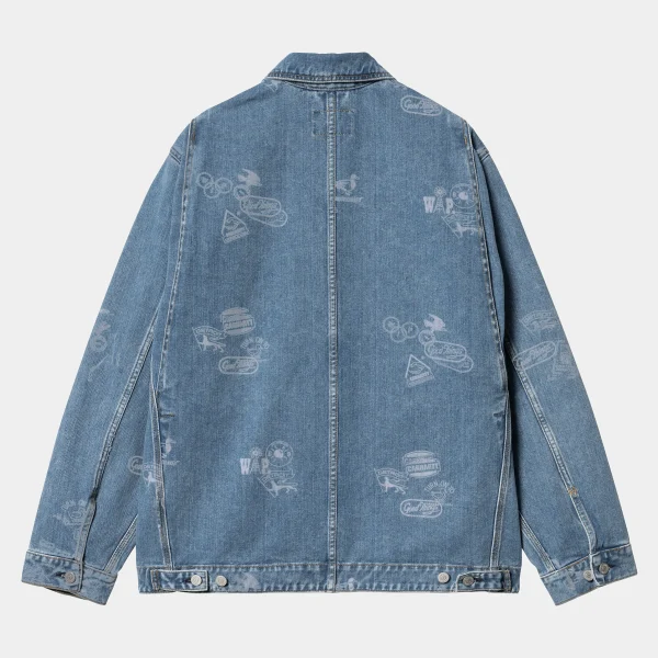 Carhartt WIP Stamp Jacket Stamp Print, Blue Cheap