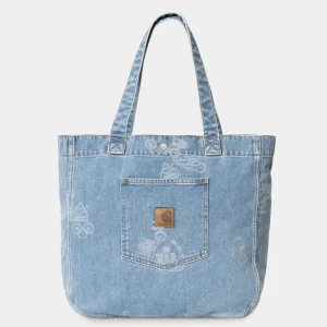 Carhartt WIP Stamp Tote Bag Stamp Print, Blue Clearance