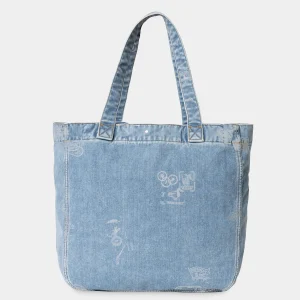 Carhartt WIP Stamp Tote Bag Stamp Print, Blue Clearance