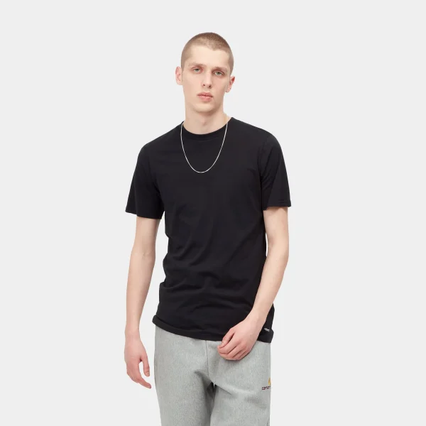 Carhartt WIP Standard Crew Neck T-Shirt Black + Black Cheap