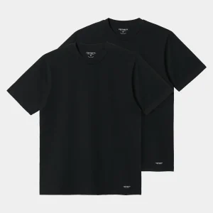 Carhartt WIP Standard Crew Neck T-Shirt Black + Black Cheap