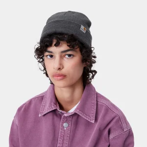 Carhartt WIP Stratus Hat Low Dark Grey Heather Fashion