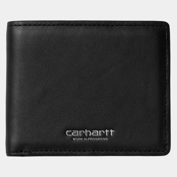 Carhartt WIP Vegas Billfold Wallet Black / Silver Cheap