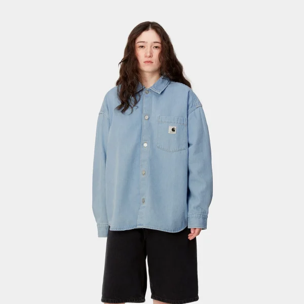 Carhartt WIP W' Alta Shirt Jac Blue Cheap