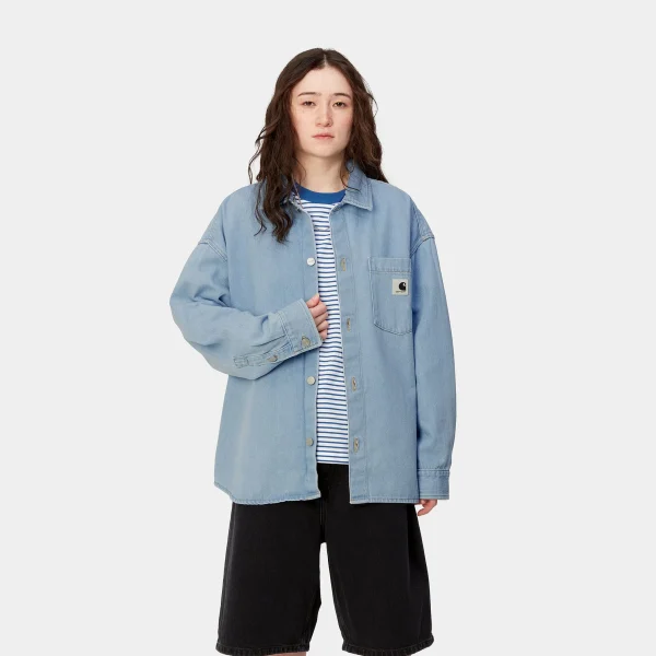 Carhartt WIP W' Alta Shirt Jac Blue Cheap