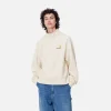 Carhartt WIP W' American Script High Neck Sweatshirt Moonbeam New