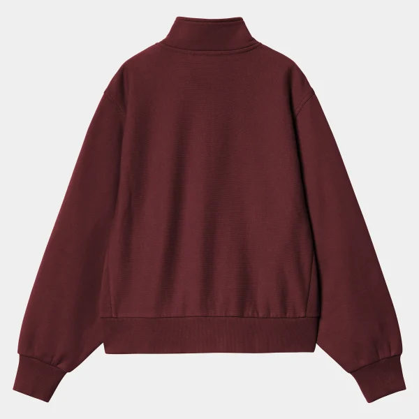 Carhartt WIP W' American Script High Neck Sweatshirt Malbec Best Sale