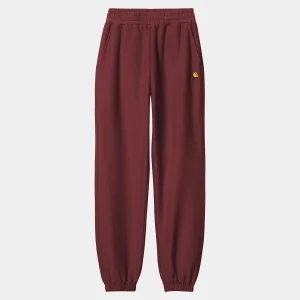 Carhartt WIP W' American Script Sweat Pant Malbec Flash Sale