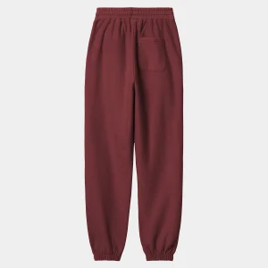 Carhartt WIP W' American Script Sweat Pant Malbec Flash Sale