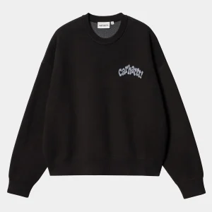 Carhartt WIP W' Amour Sweater Black / Misty Sky Hot