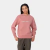 Carhartt WIP W' Carhartt Sweatshirt Dusty Rose / Moonbeam Best