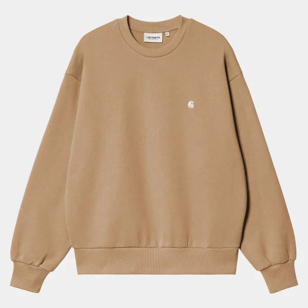 Carhartt WIP W' Casey Sweatshirt Peanut / Silver Cheap