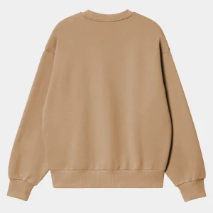 Carhartt WIP W' Casey Sweatshirt Peanut / Silver Cheap