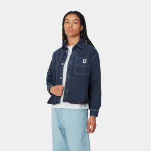 Carhartt WIP W' Georgia Shirt Jac Air Force Blue Shop