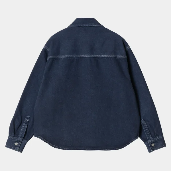 Carhartt WIP W' Georgia Shirt Jac Air Force Blue Shop