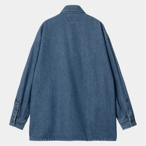 Carhartt WIP W' Glennon Shirt Jac Blue Outlet