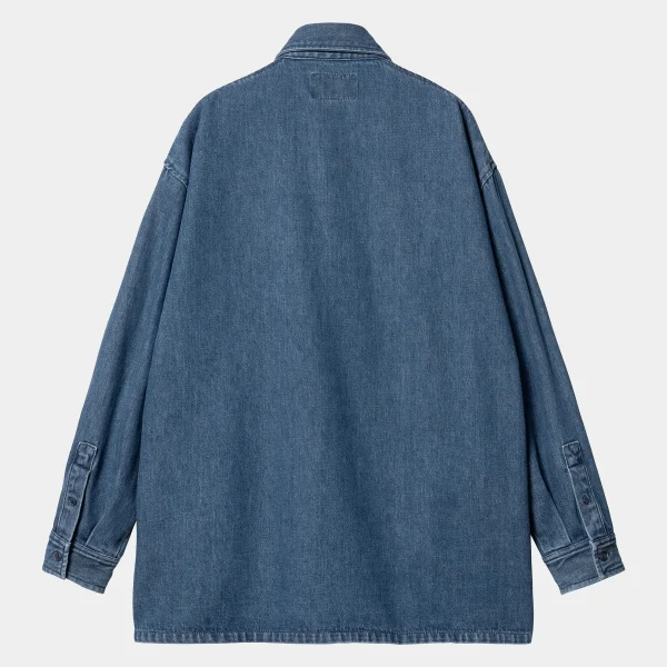 Carhartt WIP W' Glennon Shirt Jac Blue Outlet