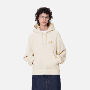 Carhartt WIP W' Hooded American Script Sweatshirt Moonbeam Online