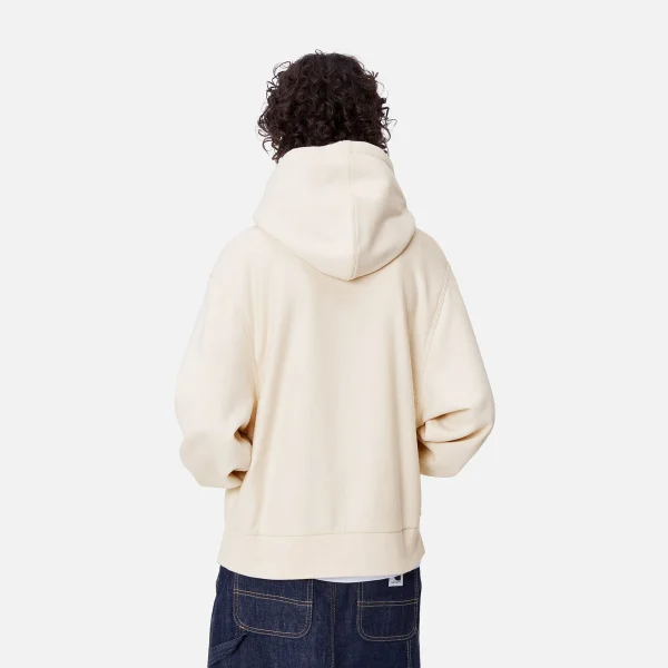 Carhartt WIP W' Hooded American Script Sweatshirt Moonbeam Online