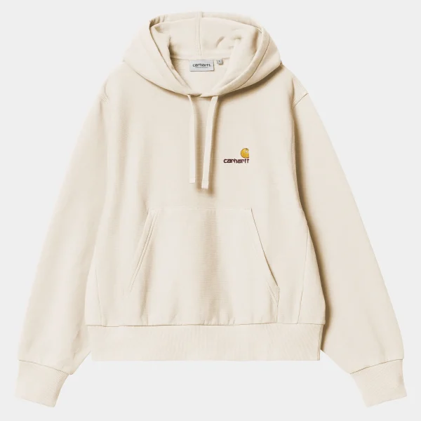 Carhartt WIP W' Hooded American Script Sweatshirt Moonbeam Online