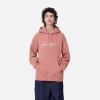 Carhartt WIP W' Hooded Carhartt Sweatshirt Dusty Rose / Moonbeam Fashion